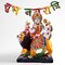 Shubh Navratri Banner for Hindu Navaratri Festival Celebration Bunting Diy Home Temple Indoor Outdoor Decoration Indian Party Supplies Durga Pooja Garba Decor Ideas
